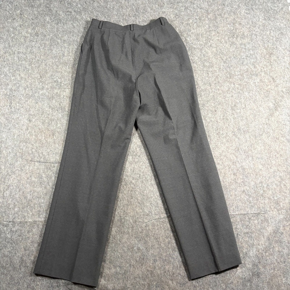 Brooks Brothers 346 Men's Dress Pants Size 10 Grey Pleated Cuffed Stretch Slacks - Picture 3 of 6